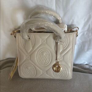 Valentino Orlando Elegant Cream Handbag